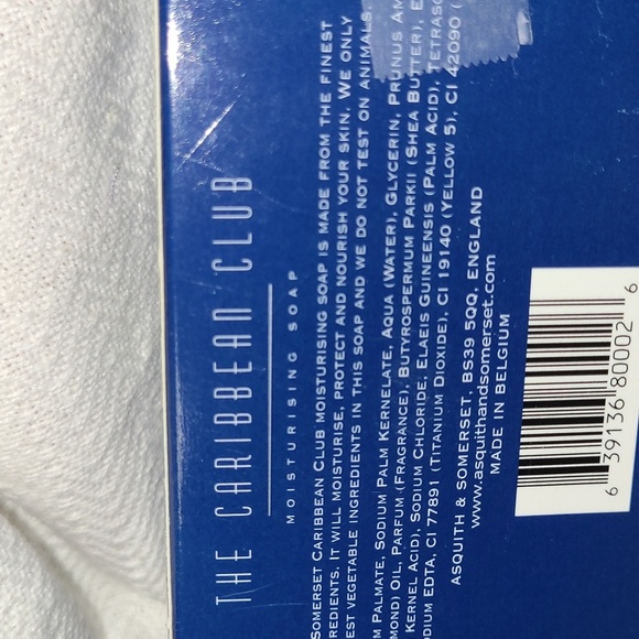 The Caribbean Club for Men, mosturing soap for Men, Large Bar 12 oz, NEW in box - Picture 2 of 2